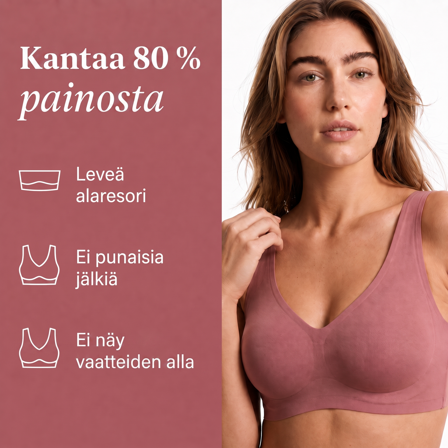 LUMIVE™ saumattomat premium-rintaliivit